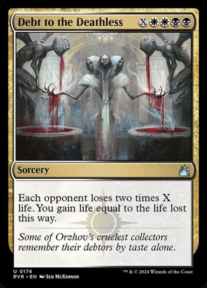 Debt to the Deathless - (176) - Magic the Gathering Ravnica Remastered Singles