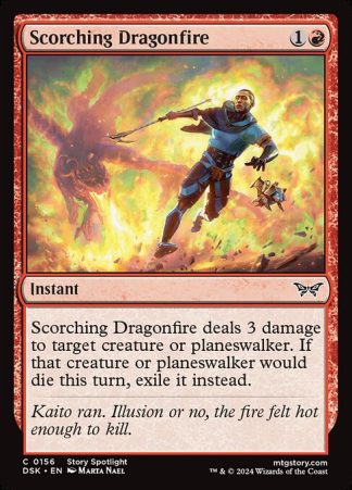 Scorching Dragonfire - (156) - Magic the Gathering Duskmourn: House of Horror Singles