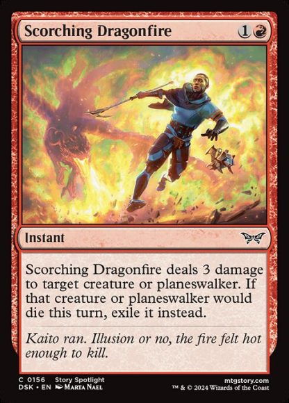 Scorching Dragonfire - (156) - Magic the Gathering Duskmourn: House of Horror Singles