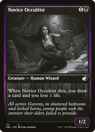 Novice Occultist - (117) - Magic the Gathering Innistrad: Double Feature Singles
