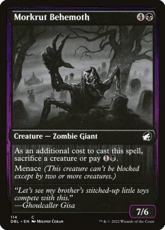 Morkrut Behemoth - (114) - Magic the Gathering Innistrad: Double Feature Singles