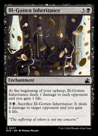 Ill-Gotten Inheritance - (77) - Magic the Gathering Ravnica Remastered Singles
