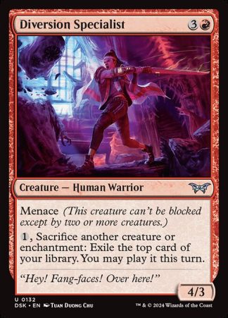 Diversion Specialist - (132) - Magic the Gathering Duskmourn: House of Horror Singles