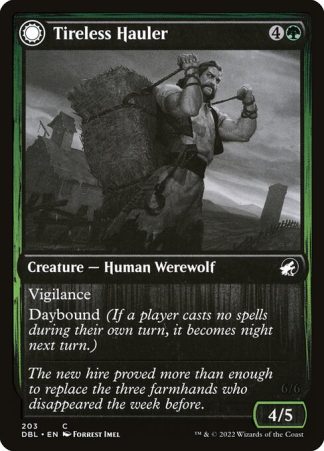 Tireless Hauler // Dire-Strain Brawler - (203) - Magic the Gathering Innistrad: Double Feature Singles