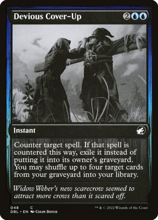 Devious Cover-Up - (48) - Magic the Gathering Innistrad: Double Feature Singles