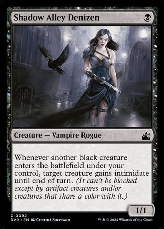 Shadow Alley Denizen - (92) - Magic the Gathering Ravnica Remastered Singles
