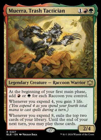Muerra, Trash Tactician - (227) - Magic the Gathering Bloomburrow Singles