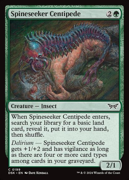 Spineseeker Centipede - (199) - Magic the Gathering Duskmourn: House of Horror Singles