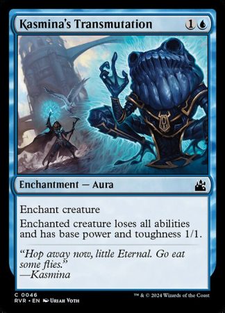 Kasmina's Transmutation - (46) - Magic the Gathering Ravnica Remastered Singles