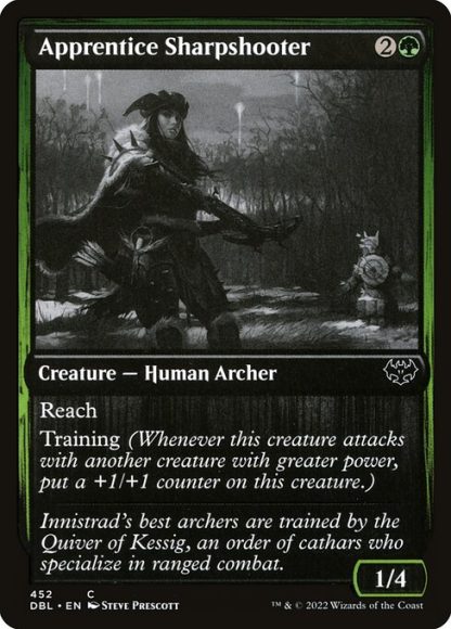 Apprentice Sharpshooter - (452) - Magic the Gathering Innistrad: Double Feature Singles