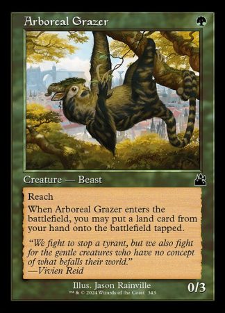 Arboreal Grazer - (343) - Magic the Gathering Ravnica Remastered Singles