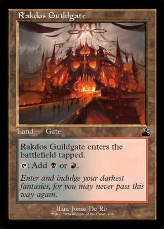 Rakdos Guildgate - (408) - Magic the Gathering Ravnica Remastered Singles
