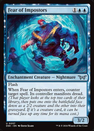 Fear of Impostors - (57) - Magic the Gathering Duskmourn: House of Horror Singles