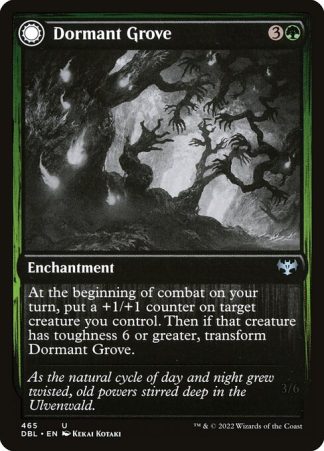 Dormant Grove // Gnarled Grovestrider - (465) - Magic the Gathering Innistrad: Double Feature Singles