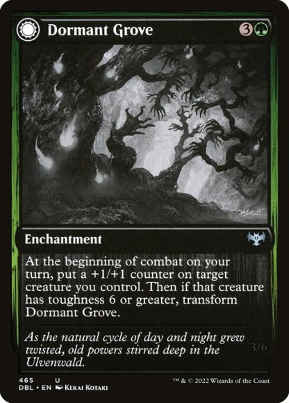 Dormant Grove // Gnarled Grovestrider - (465) - Magic the Gathering Innistrad: Double Feature Singles