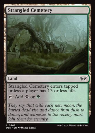 Strangled Cemetery - (268) - Magic the Gathering Duskmourn: House of Horror Singles