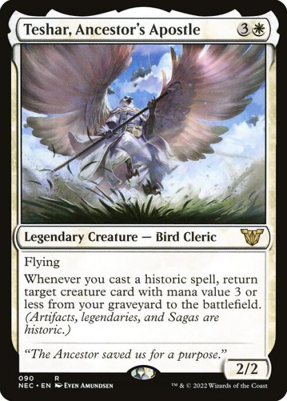 Teshar, Ancestor's Apostle - (90) - Magic the Gathering Neon Dynasty Commander Singles