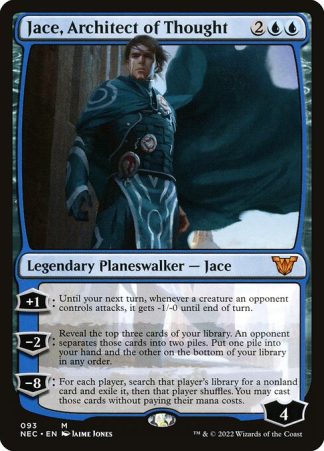 Jace, Architect of Thought - (93) - Magic the Gathering Neon Dynasty Commander Singles