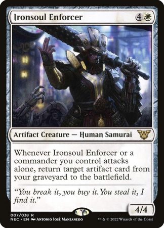 Ironsoul Enforcer - (7) - Magic the Gathering Neon Dynasty Commander Singles
