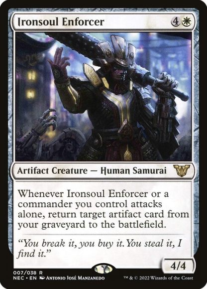 Ironsoul Enforcer - (7) - Magic the Gathering Neon Dynasty Commander Singles