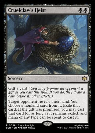 Cruelclaw's Heist - (88) - Magic the Gathering Bloomburrow Singles