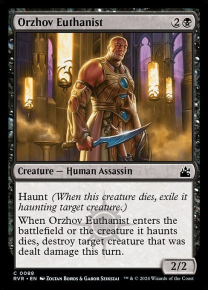 Orzhov Euthanist - (88) - Magic the Gathering Ravnica Remastered Singles