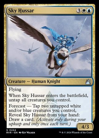 Sky Hussar - (224) - Magic the Gathering Ravnica Remastered Singles
