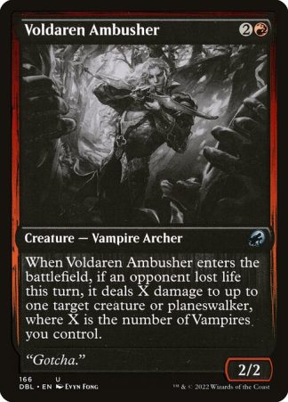 Voldaren Ambusher - (166) - Magic the Gathering Innistrad: Double Feature Singles
