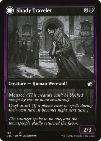 Shady Traveler // Stalking Predator - (120) - Magic the Gathering Innistrad: Double Feature Singles