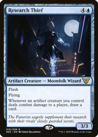 Research Thief - (16) - Magic the Gathering Neon Dynasty Commander Singles