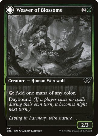 Weaver of Blossoms // Blossom-Clad Werewolf - (493) - Magic the Gathering Innistrad: Double Feature Singles