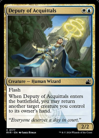 Deputy of Acquittals - (177) - Magic the Gathering Ravnica Remastered Singles