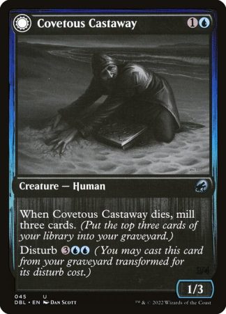 Covetous Castaway // Ghostly Castigator - (45) - Magic the Gathering Innistrad: Double Feature Singles