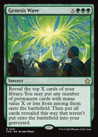 Genesis Wave - (221) - Magic the Gathering Foundations Singles