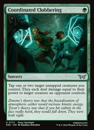 Coordinated Clobbering - (173) - Magic the Gathering Duskmourn: House of Horror Singles