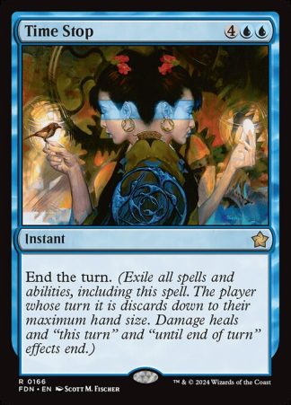 Time Stop - (166) - Magic the Gathering Foundations Singles