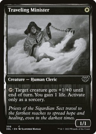 Traveling Minister - (306) - Magic the Gathering Innistrad: Double Feature Singles