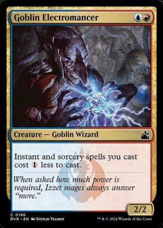 Goblin Electromancer - (186) - Magic the Gathering Ravnica Remastered Singles
