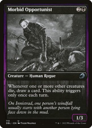 Morbid Opportunist - (113) - Magic the Gathering Innistrad: Double Feature Singles