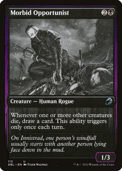 Morbid Opportunist - (113) - Magic the Gathering Innistrad: Double Feature Singles