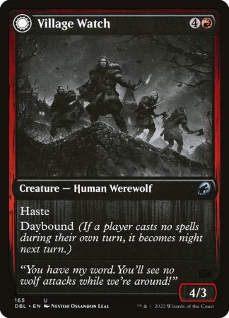 Village Watch // Village Reavers - (165) - Magic the Gathering Innistrad: Double Feature Singles