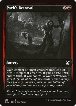 Pack's Betrayal - (153) - Magic the Gathering Innistrad: Double Feature Singles