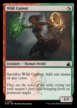 Wild Cantor - (239) - Magic the Gathering Ravnica Remastered Singles