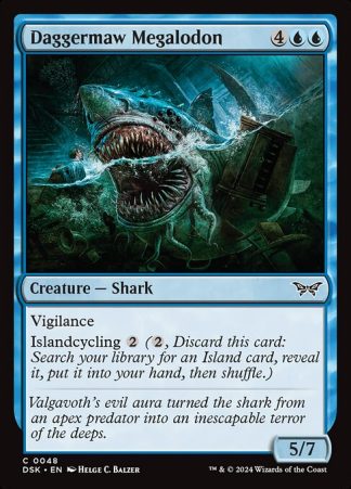 Daggermaw Megalodon - (48) - Magic the Gathering Duskmourn: House of Horror Singles