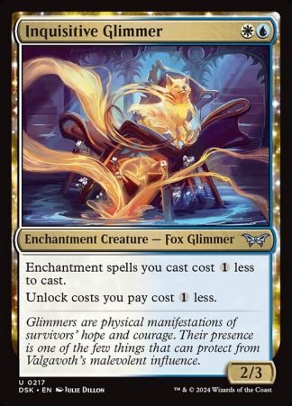 Inquisitive Glimmer - (217) - Magic the Gathering Duskmourn: House of Horror Singles