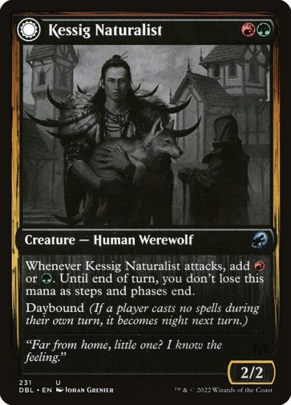 Kessig Naturalist // Lord of the Ulvenwald - (231) - Magic the Gathering Innistrad: Double Feature Singles