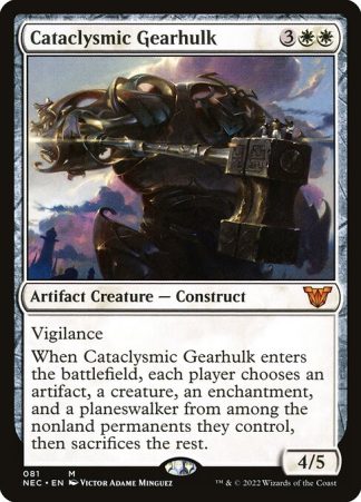 Cataclysmic Gearhulk - (81) - Magic the Gathering Neon Dynasty Commander Singles