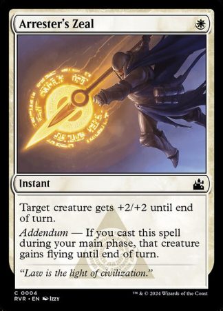 Arrester's Zeal - (4) - Magic the Gathering Ravnica Remastered Singles