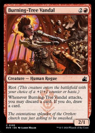 Burning-Tree Vandal - (105) - Magic the Gathering Ravnica Remastered Singles