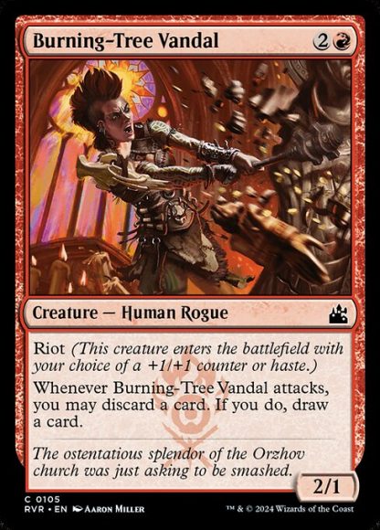 Burning-Tree Vandal - (105) - Magic the Gathering Ravnica Remastered Singles